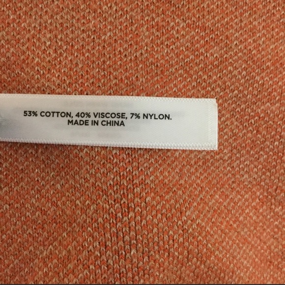 🎉HOST PICK 💓 Talbots Orange Plaid Poncho Shawl - Picture 6 of 9